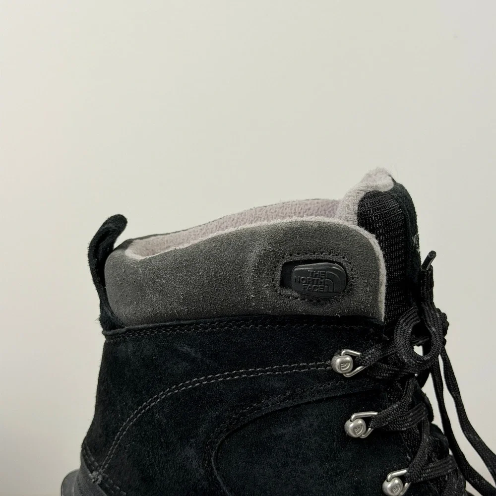 The North Face Mens 8.5 Heatseeker 200g Insulated Winter Boots Black Suede AWMC